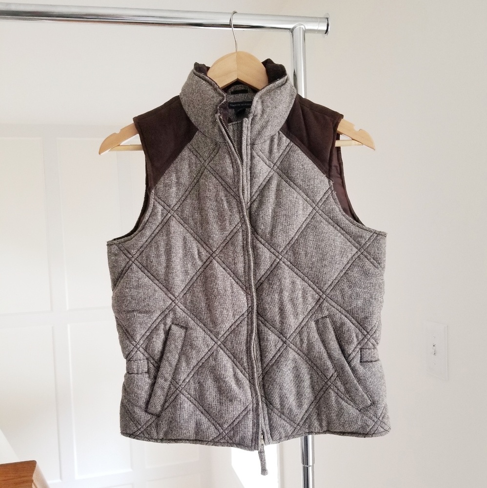 Tommy Hilfiger quilted puffer vest sz M